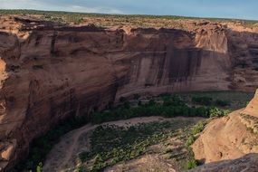 Wonderful canyon desert landscape