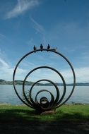 pigeons lake art