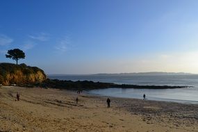 ocean beach in Brittany