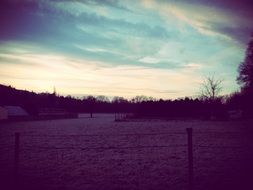 landscape of atmospheric sunrise