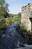 ruins of an old paper mill