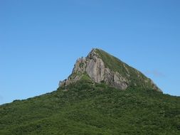 forested mountain at sky, Taiwan, Kenting National Park