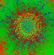 graphics in a modern style color
