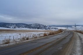 road in Canada