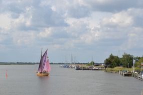 lake waters sail