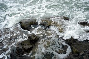 rocky sea coast