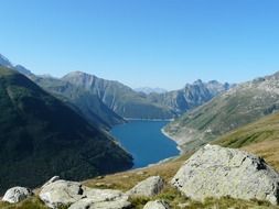 Landscape With The Alps Near The Lake