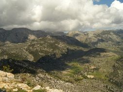 Majorca hill and forest