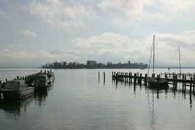 landscape of blue chiemsee