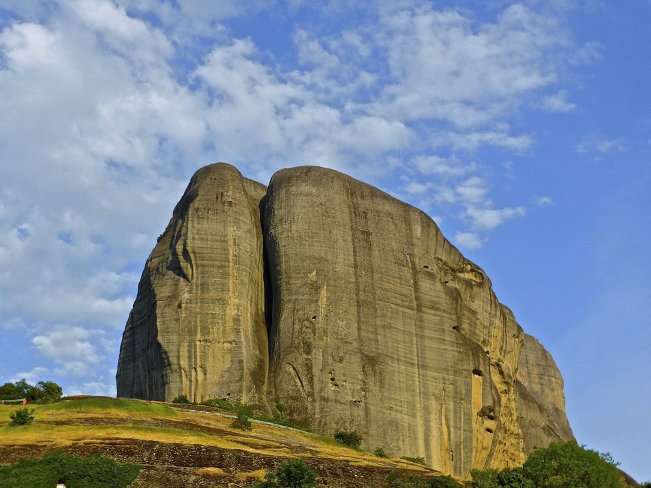 huge boulder among the scenery