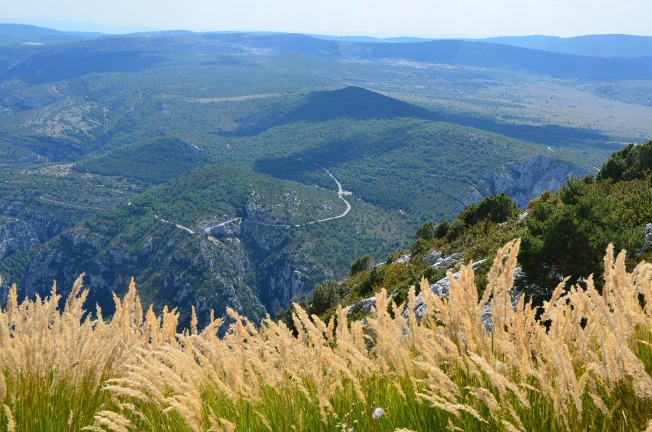 Landscape of Canyon Du Verdun