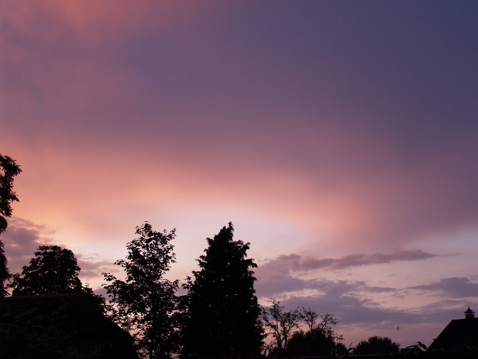 Beautiful colorful sunset