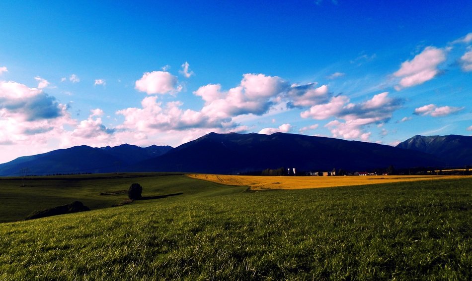 green hills in Slovakia, liptov