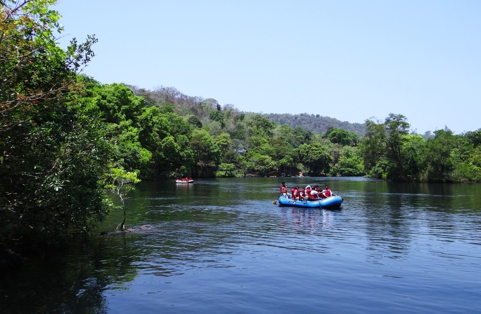 river kali rafting nature