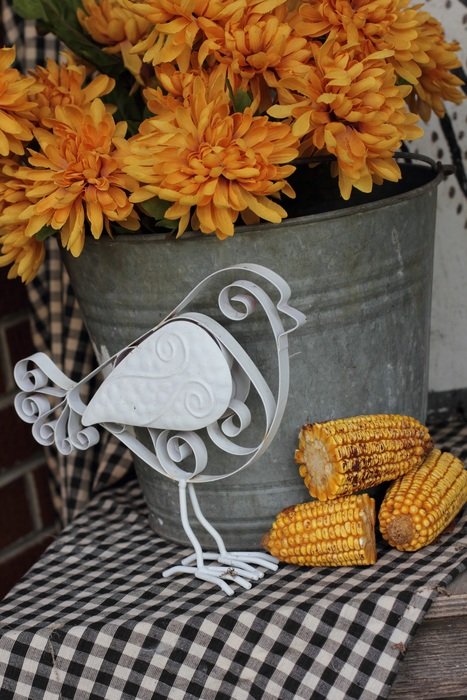 fall orange decor