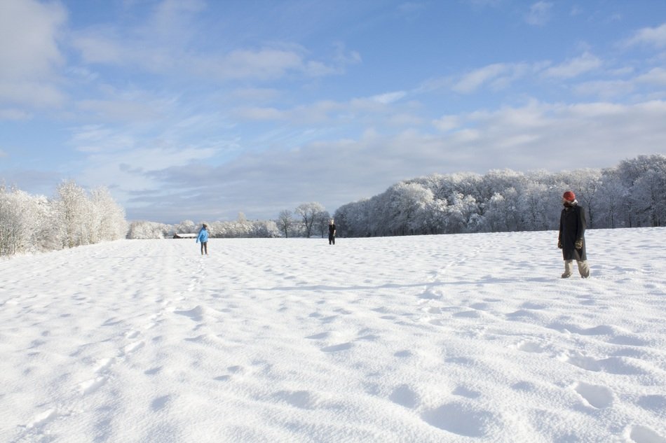 denmark cold snow