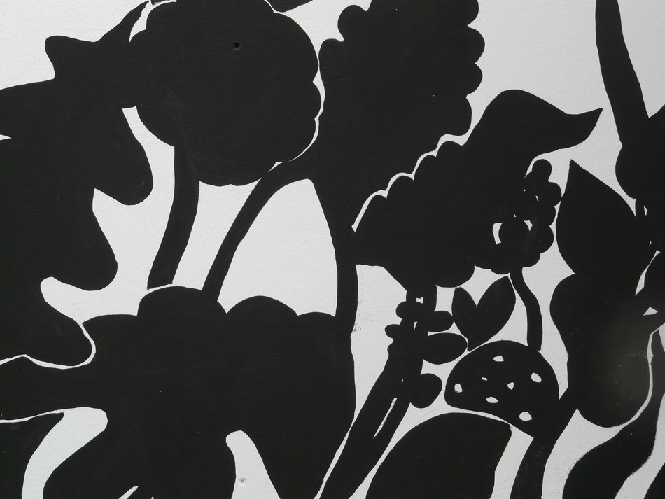 Black flowers