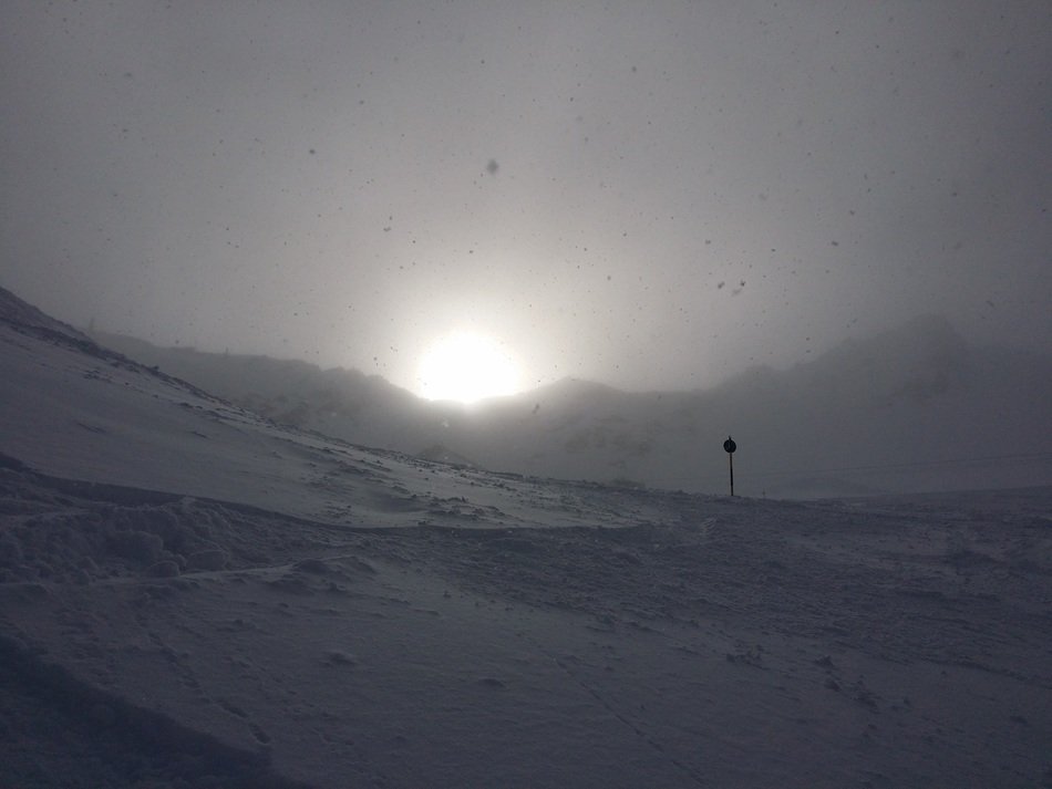The sun is just around the corner in the winter