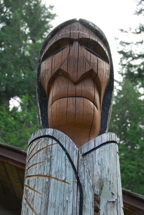 Totem in the forest