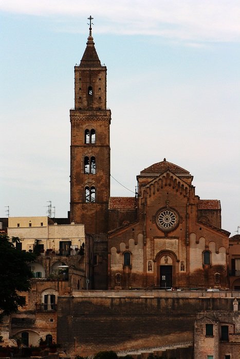 Picture of the ancient church in matera
