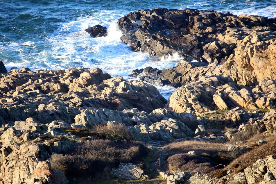 Kullaberg is a peninsula and nature reserve of land