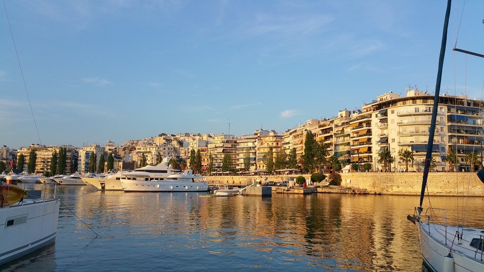 port in Piraeus, Greece