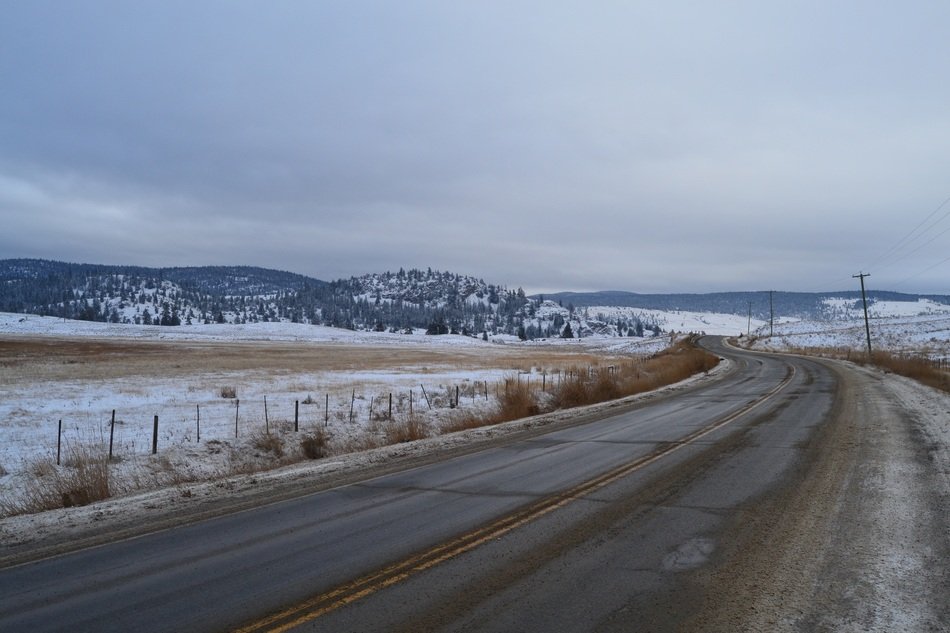 road in Canada