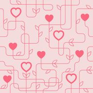 Creative Valentine&#039;s Day Seamles Pattern