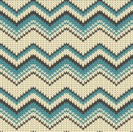 seamless zigzag vector knitted background N11