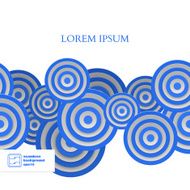 Abstract Seamless Circles Pattern Vector N21