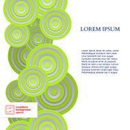 Abstract Seamless Circles Pattern Vector N22
