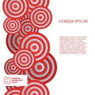 Abstract Seamless Circles Pattern Vector N23