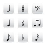 Set of music notes N5