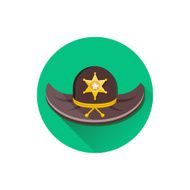 Vector Sheriff Hat Icon N2