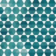 Geometric pattern of hexagons triangles N3