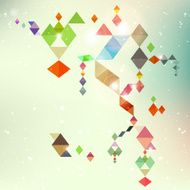 Abstract geometric background N218