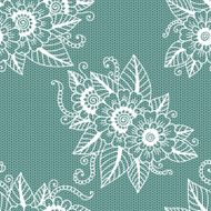 Seamless flower lace pattern N4