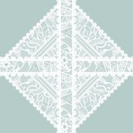 Lacy vintage applique N4