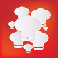 Chef cap icon Cooking hat N4