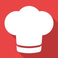 Chef cap icon Cooking hat N5