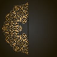 Elegant background with lace ornament N15