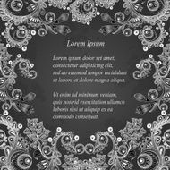 Vector abstract floral decorative background N47