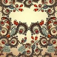 Vector abstract floral decorative background N49