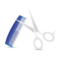 Barber Scissors And Comb N4