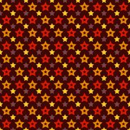 Vector holiday triumph star shape seamless pattern (tiling)