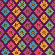 Ethnic tribal geometric seamless pattern N8