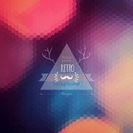 Vector hipster background Retro label design Infographics comp