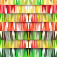 Vector retro pattern of geometric shapes Colorful mosaic backdr N4