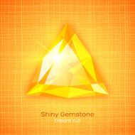 Shiny gemstone on textured background N2