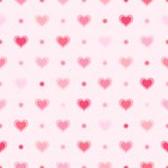 Pink love retro seamless pattern